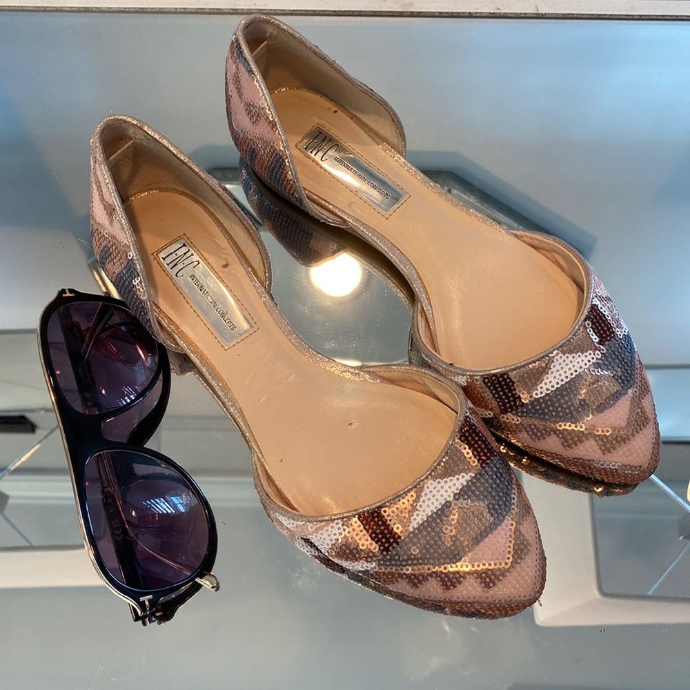 INC Sequin Flats